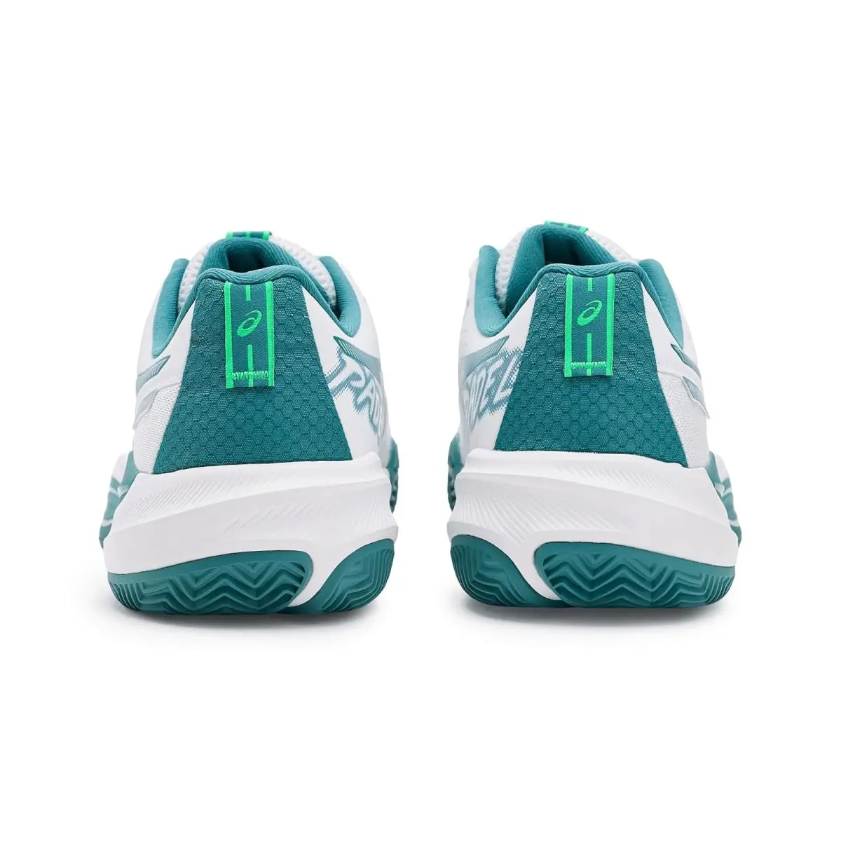 Asics shoes - White/Misty Pine 12