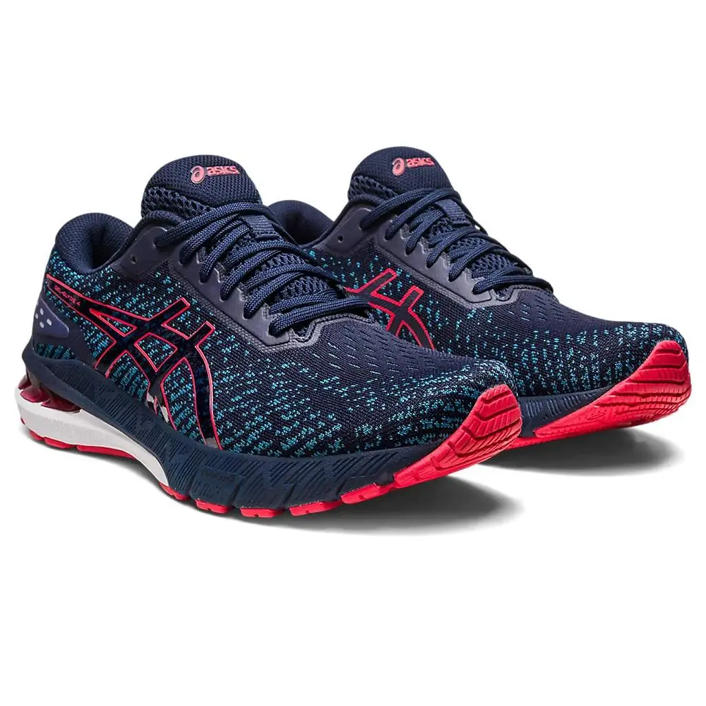 Asics shoes - Midnight / Electric Red - 402 1