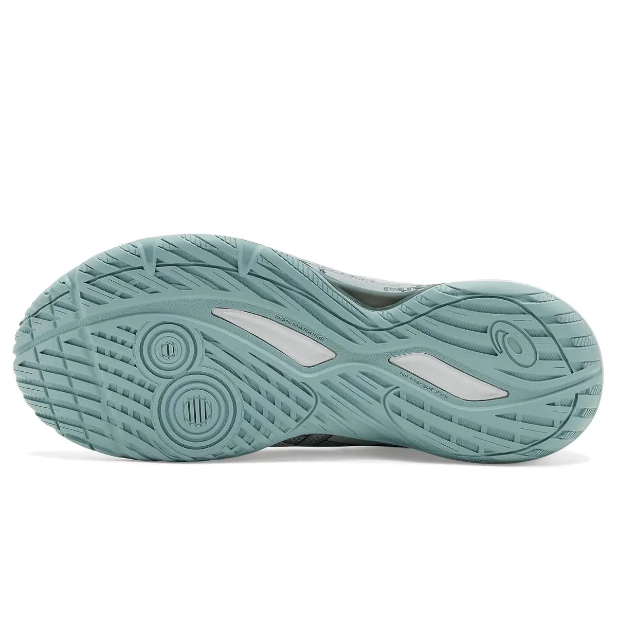 Asics shoes - Concrete/Ocean Haze 10