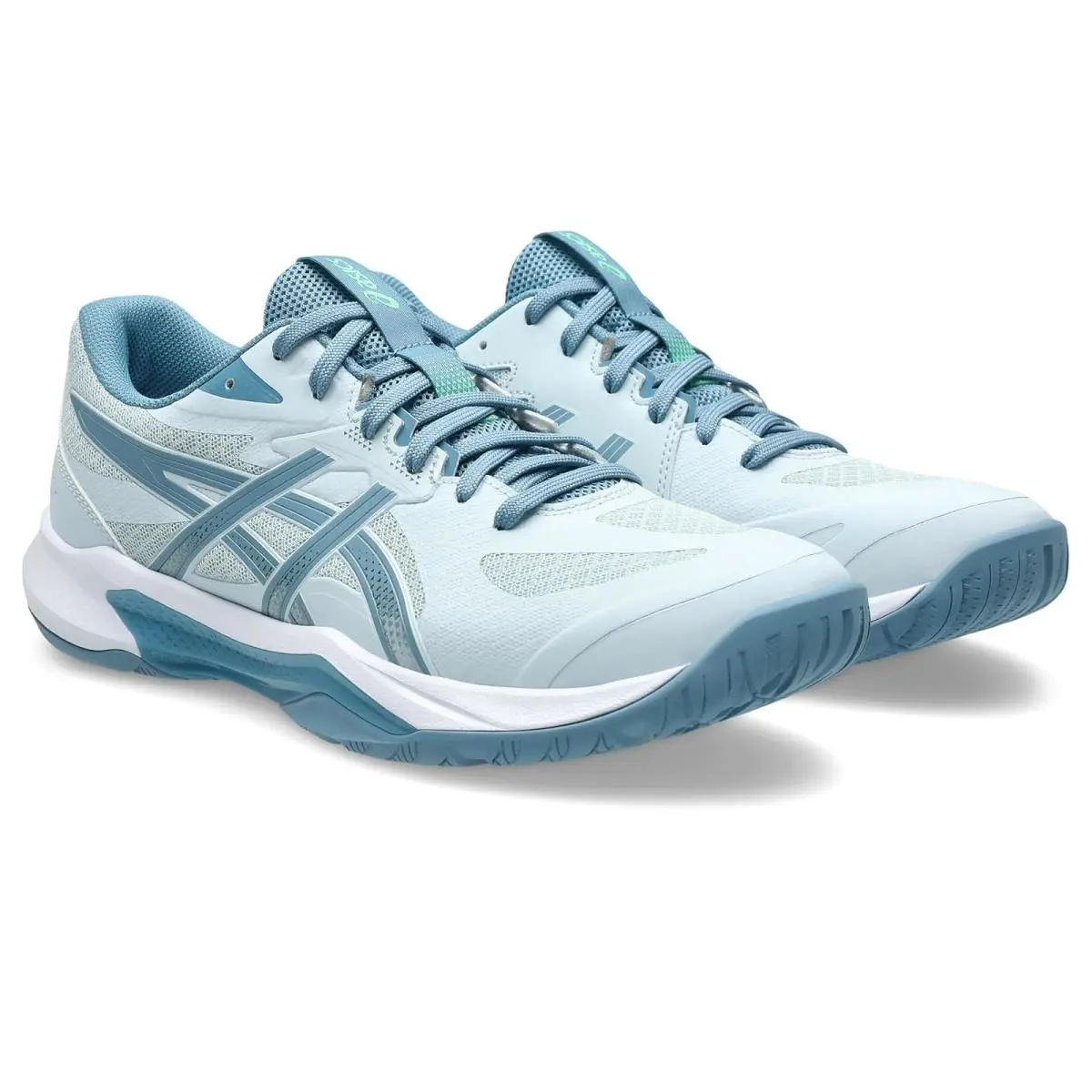 Asics shoes - Concrete/Ocean Haze 13