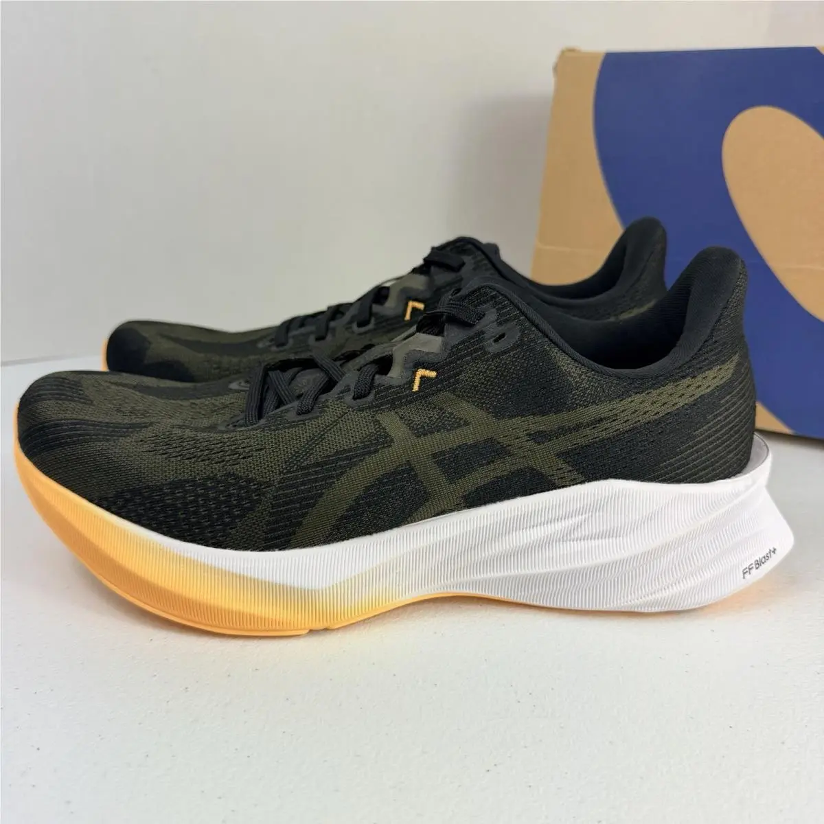 Asics Dynablast 5 Black Brown Stone Running Shoes 1011B983-001 Men`s Sizes