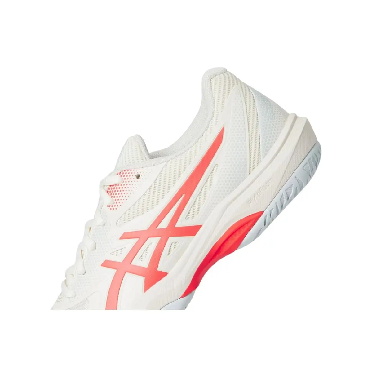 Asics shoes - Cream/Flash Red 4