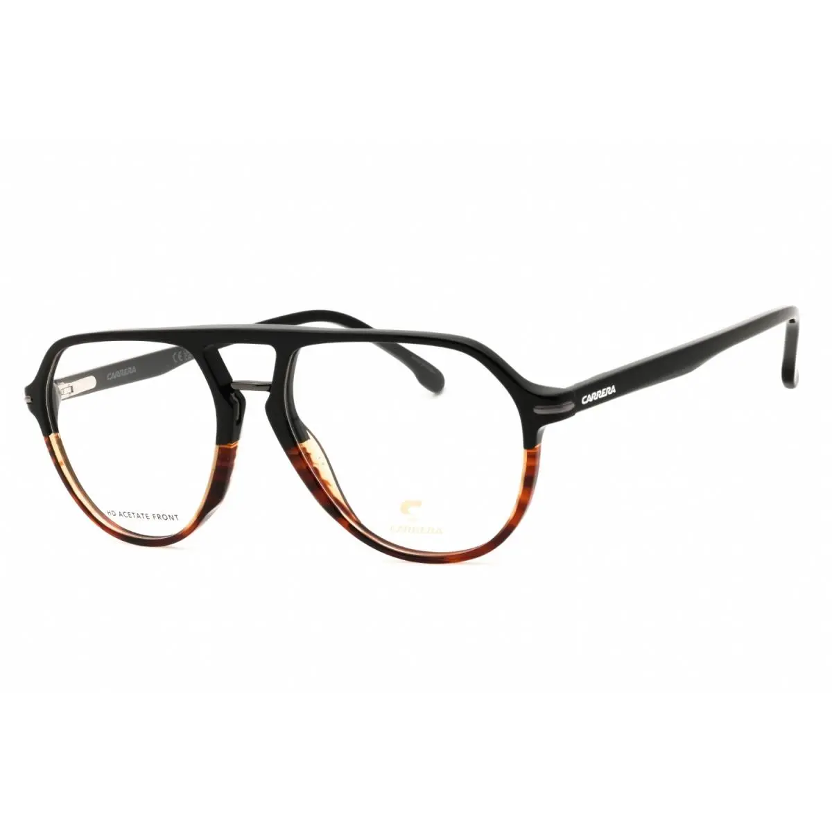 345 37N Eyeglasses Black Frame Lenses 55mm by Carrera