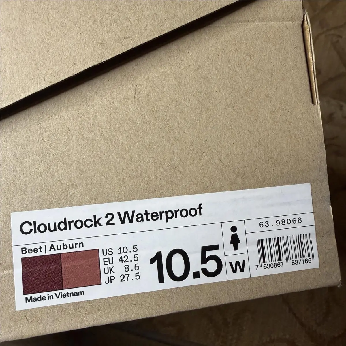 On-Running shoes - On Cloudrock 2 Waterproof - Cloudrock Waterproof - 6398066 - Beet/Auburn (UPC: 7630867837186) 5