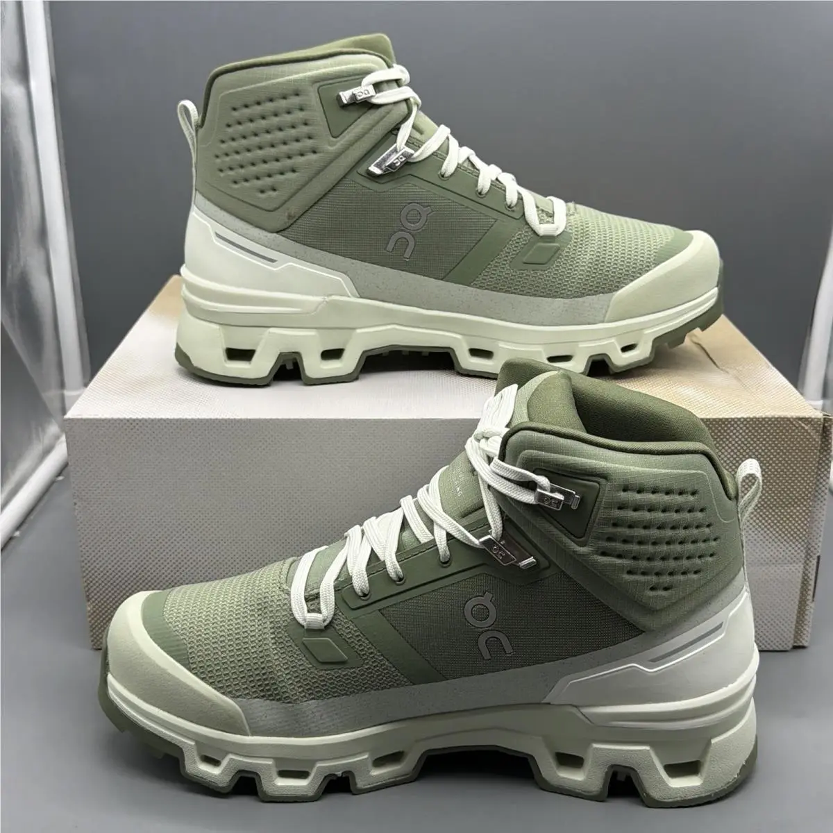 On-Running shoes - Cloudrock 2 Waterproof - Cloudrock Waterproof - 6398282 - Reseda/Aloe (UPC: 7630419175919) 1