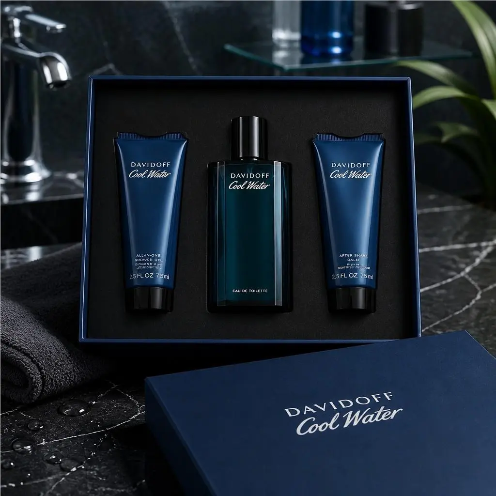 Cool Water by Davidoff Gift Set - 4.2 oz Eau De Toilette Spray + 2.5 oz After S