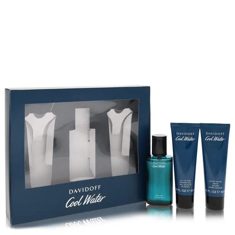 Cool Water by Davidoff Gift Set -- 1.4 oz Eau De Toilette Spray +1.7 oz After S