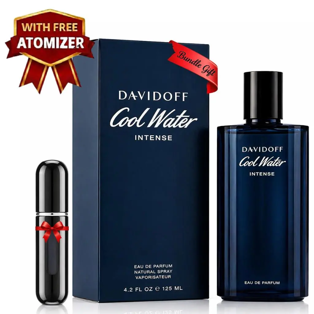 Cool Water Intense by Davidoff Cologne For Men EDP4.2oz with Atomizer