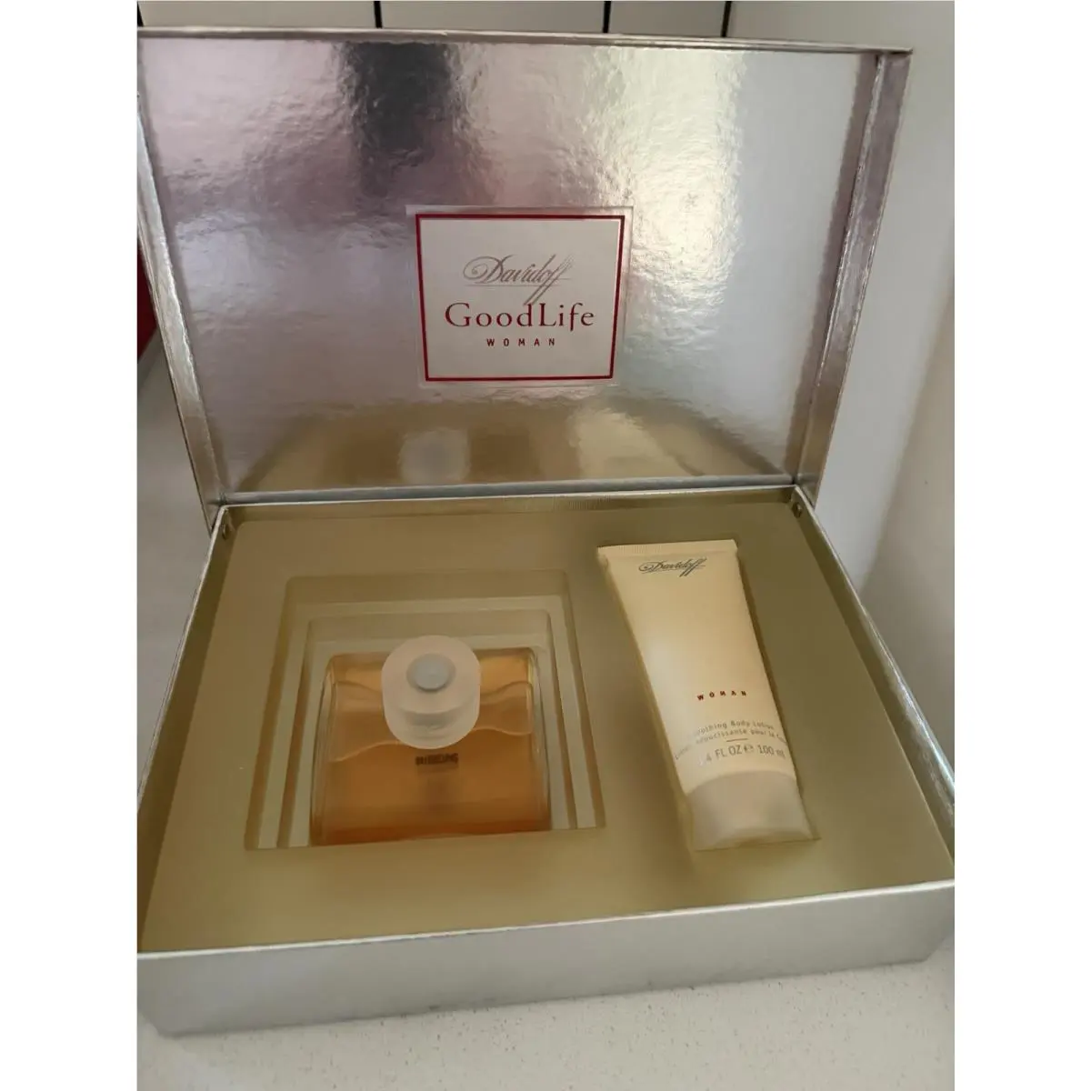Vintage Davidoff Goodlife Woman Gift Set Perfume Lotion Good Life