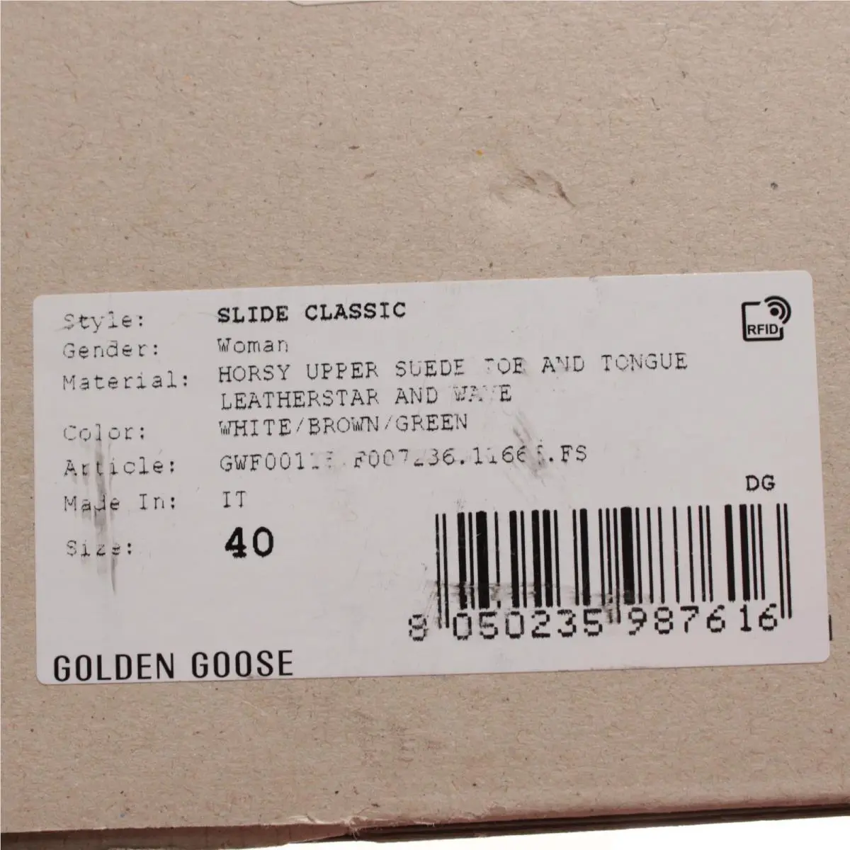 Golden Goose shoes - Golden Goose Slide - Slide - Ivory 9