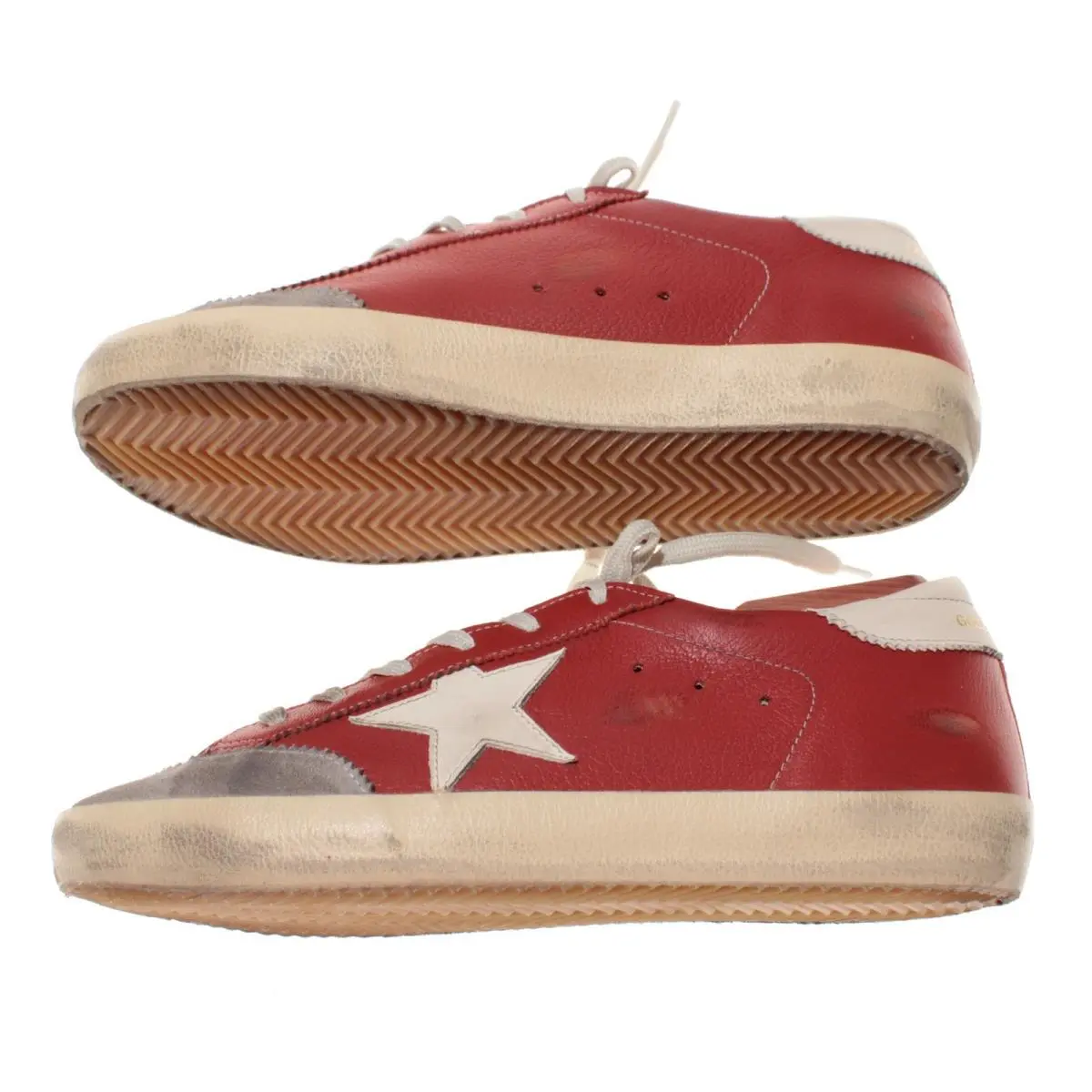 Golden Goose shoes - Golden Goose Super-Star - Orange 4