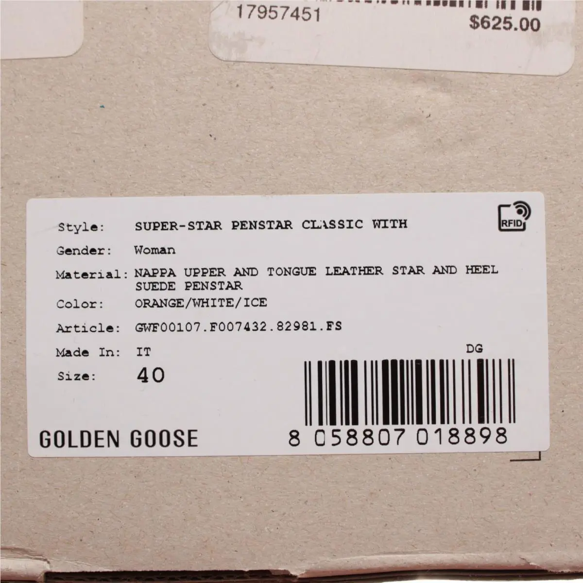 Golden Goose shoes - Golden Goose Super-Star - Orange 9