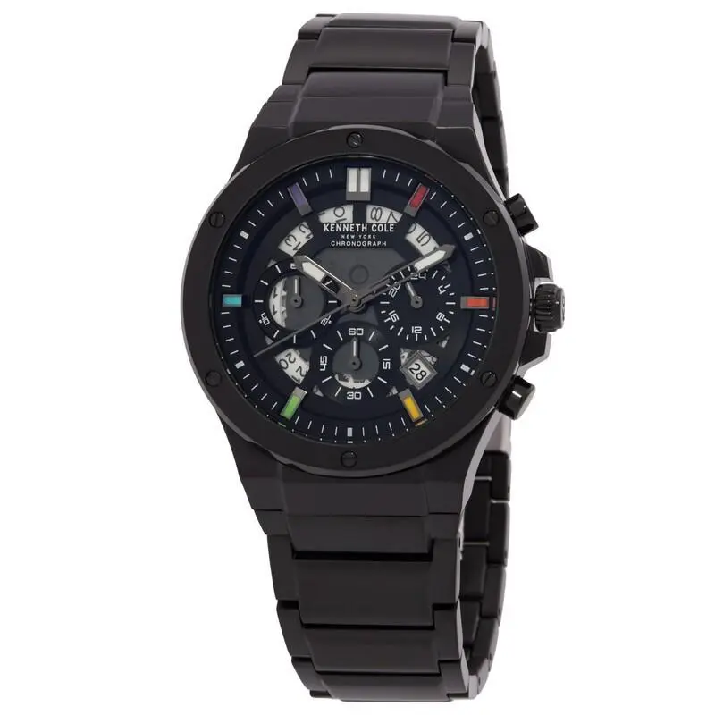 Men`s York Classic Chronograph Quartz Watch - KCWGI0058301 by Kenneth Cole