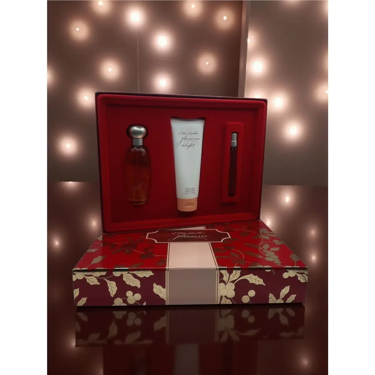 Estee Lauder Pleasure Edp 1.7 Body Lotion 3.4 Edp .27