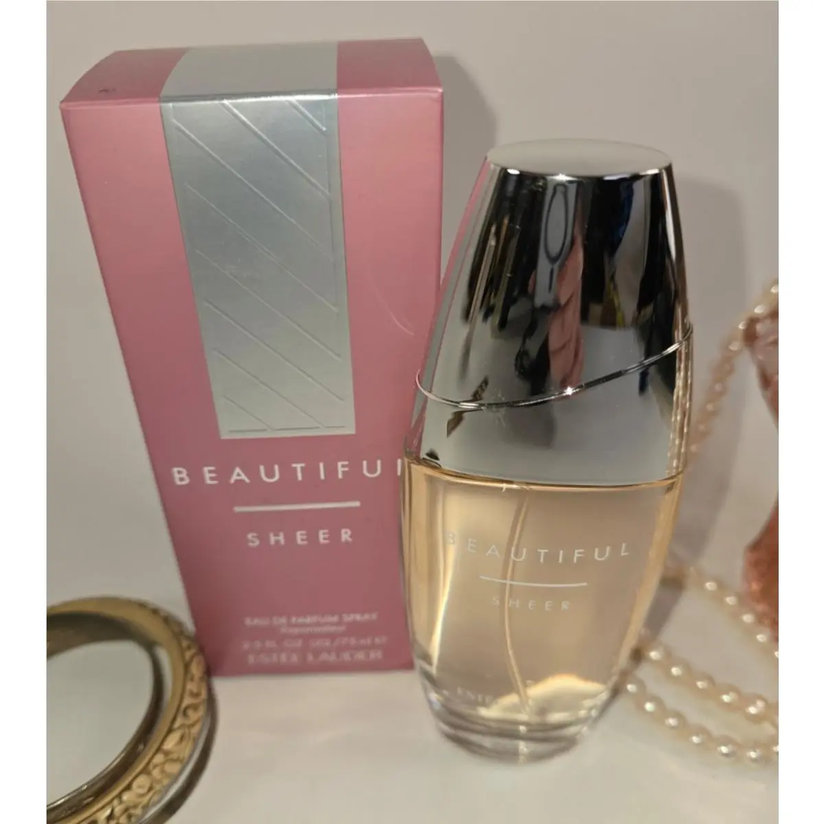 Vintage Estee Lauder Beautiful Sheer 2.5 oz Eau de Parfum Boxed