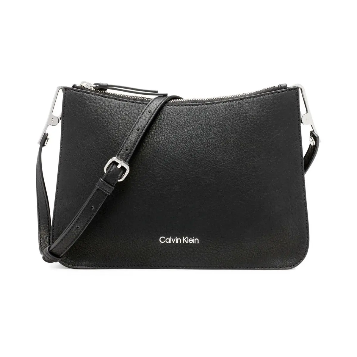 Calvin Klein Reyna Novelty Messenger Crossbody One Size Black/silver Combo