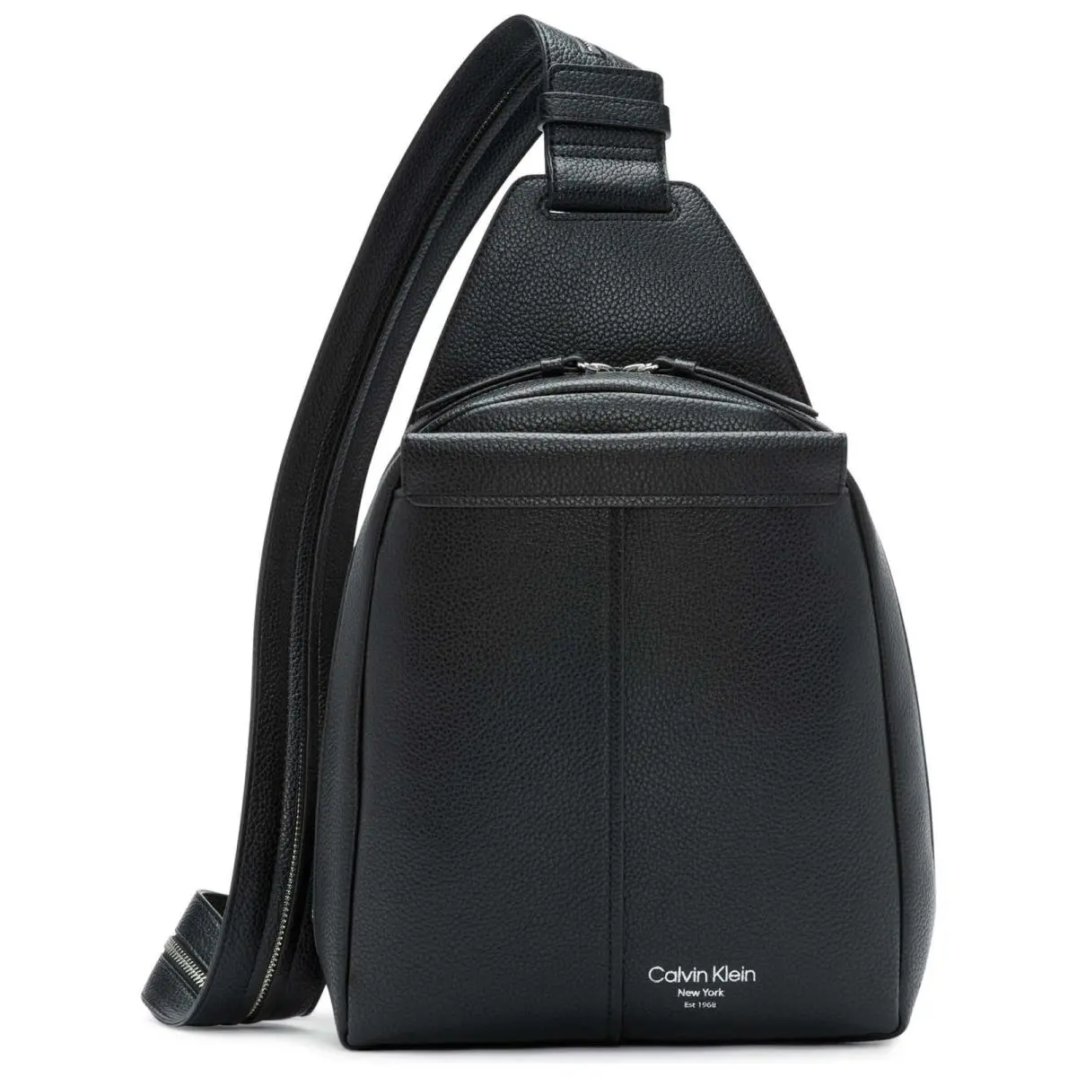 Calvin Klein Women`s Myra Backpack For Women – Vegan One Size Black/silver