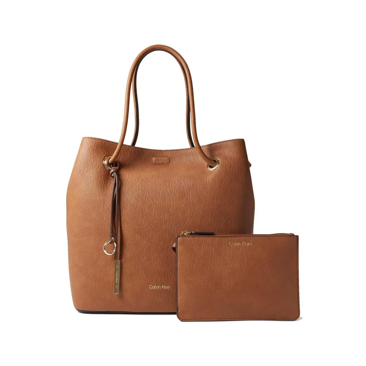Calvin Klein Gabrianna Bubble Lamb Novelty Tote Caramel One Size