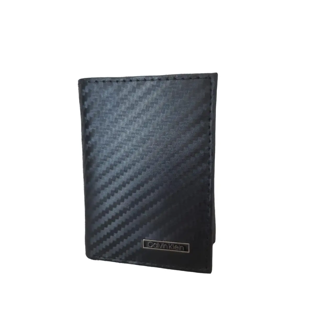 Calvin Klein Men`s Compact Leather Wallet with Rfid Compact Black