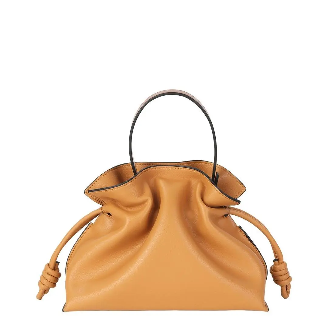 Tiffany Fred Paris Soft Leather Bucket Bag Women`s Tan
