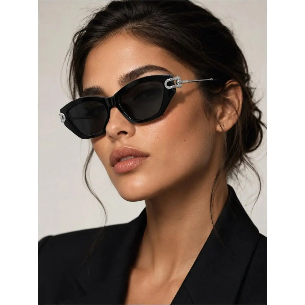 Tiffany Tiffany & Co TF4231U 8055S4 Co TF4231U 8055S4 Black Blue Cat Eye Women Sunglasses