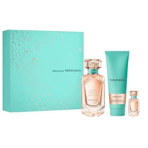 Tiffany Co Rose Gold Women 3 Pc Set 2.5 oz 0.16 oz Edp 3.3 oz BL