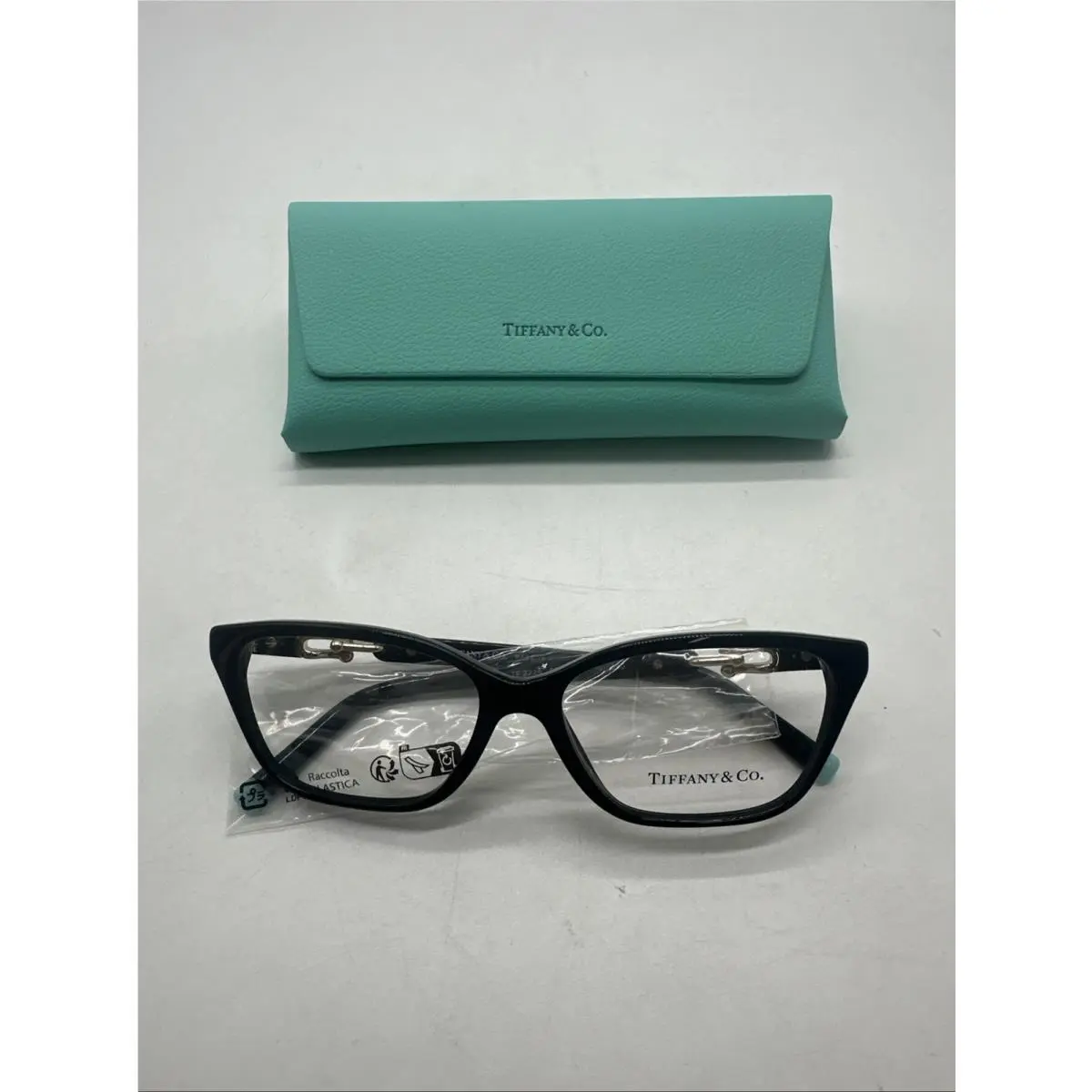 Tiffany TF 2226 Black On Tiffany Blue 8055 Eyeglasses