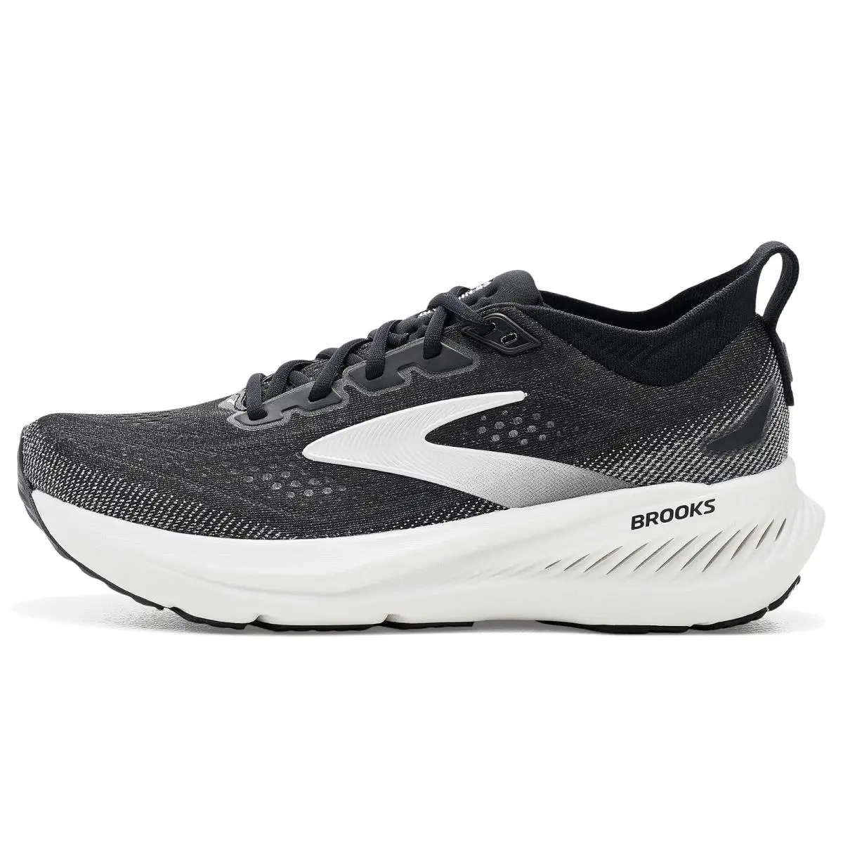 Brooks shoes - Black/Asphalt/Iced Coffee 23