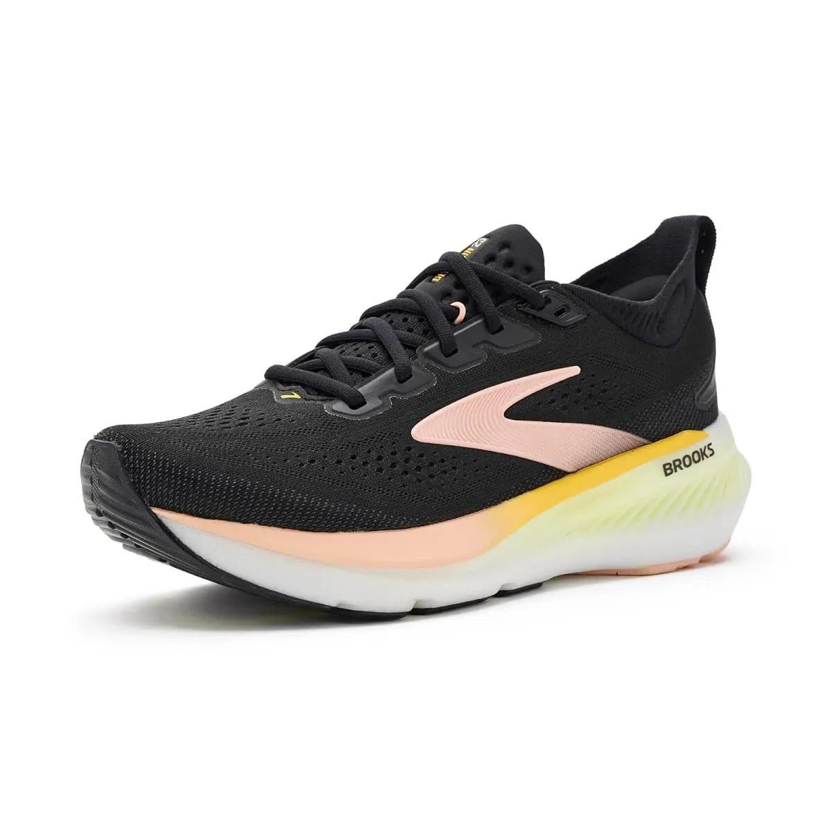 Brooks shoes - Black/Asphalt/Iced Coffee 27