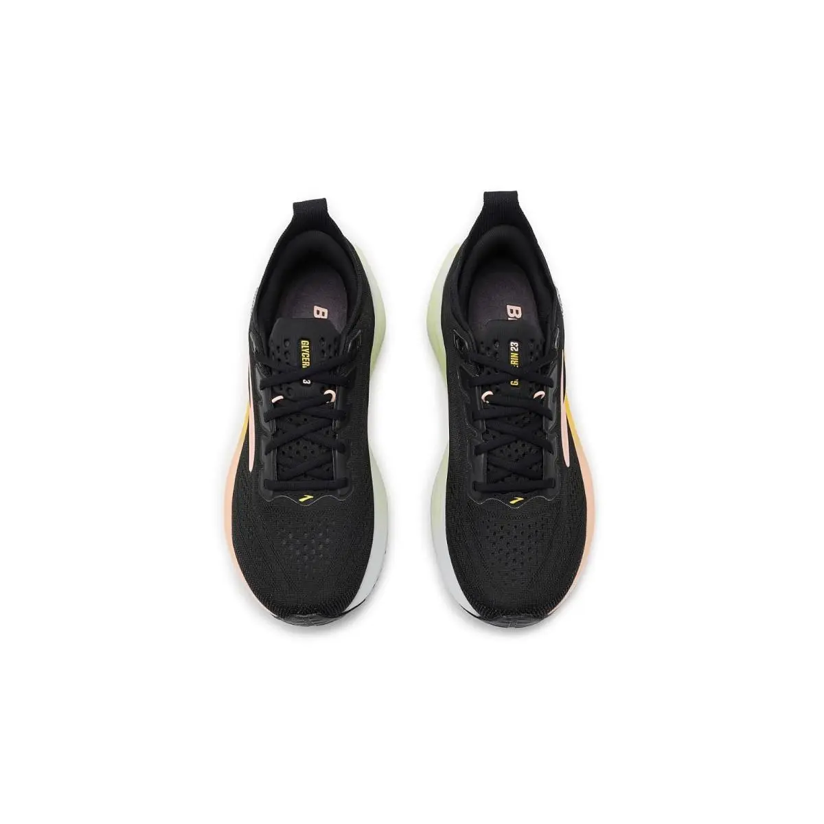 Brooks shoes - Black/Asphalt/Iced Coffee 28
