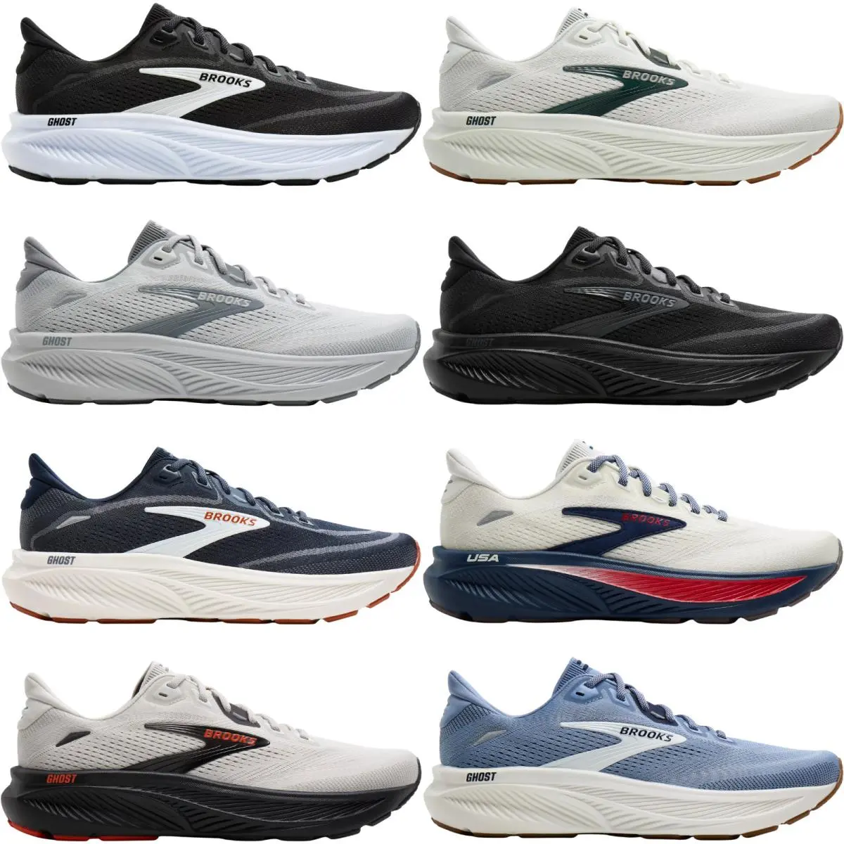Brooks shoes - Brooks Ghost 18 - Ghost - Black/Grey/White 14