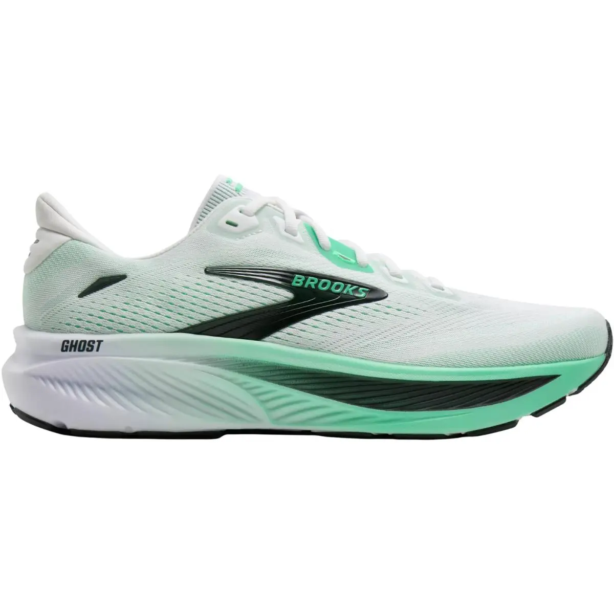 Brooks shoes - Brooks Ghost 18 - Ghost - Black/Grey/White 44