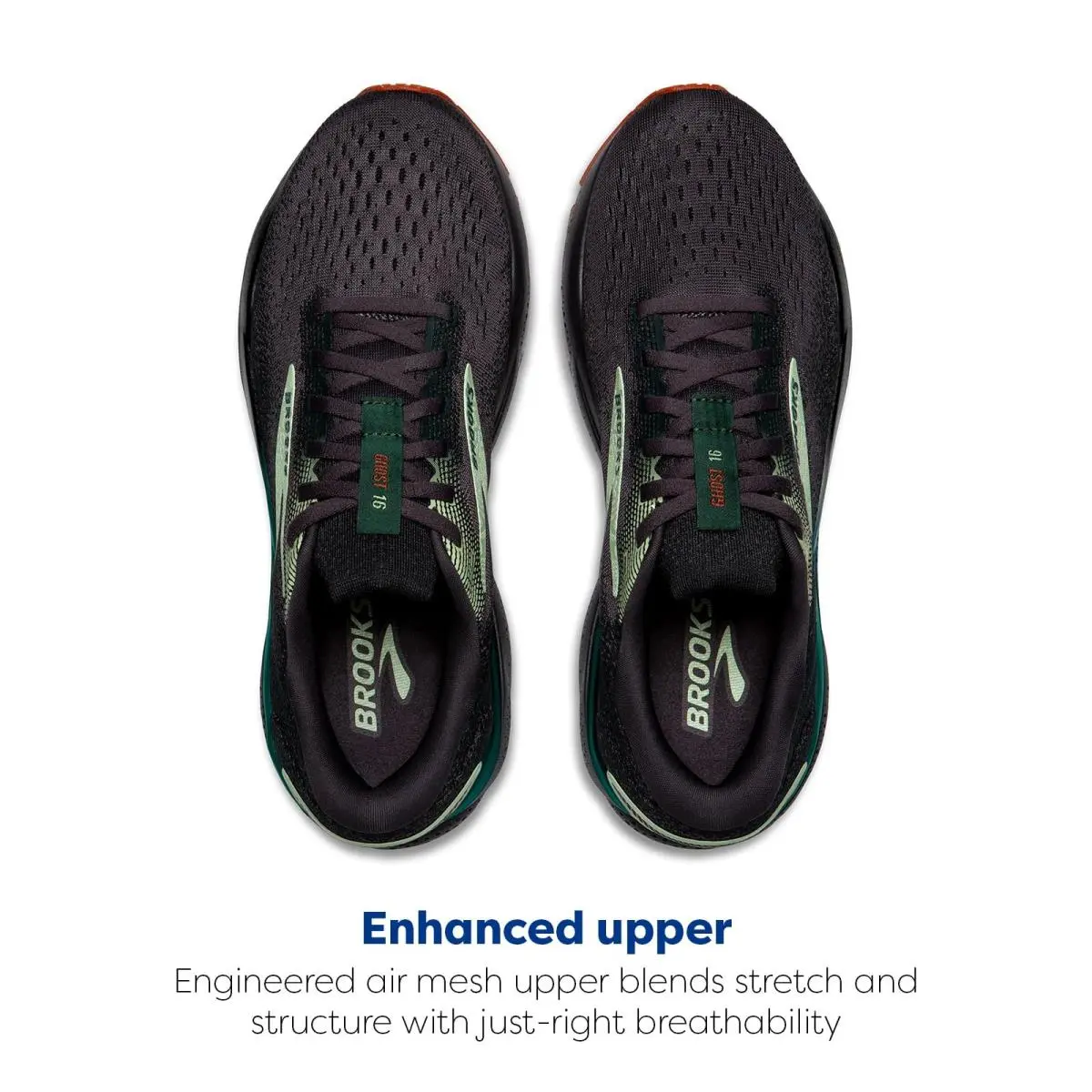 Brooks shoes - 1104181D038.130 - 1104181D038130 - Blackened Pearl/June Bug/Green 2