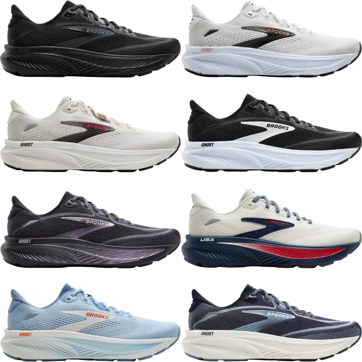 Brooks shoes - Brooks Ghost 18 - Ghost - Black/Black/Ebony 19