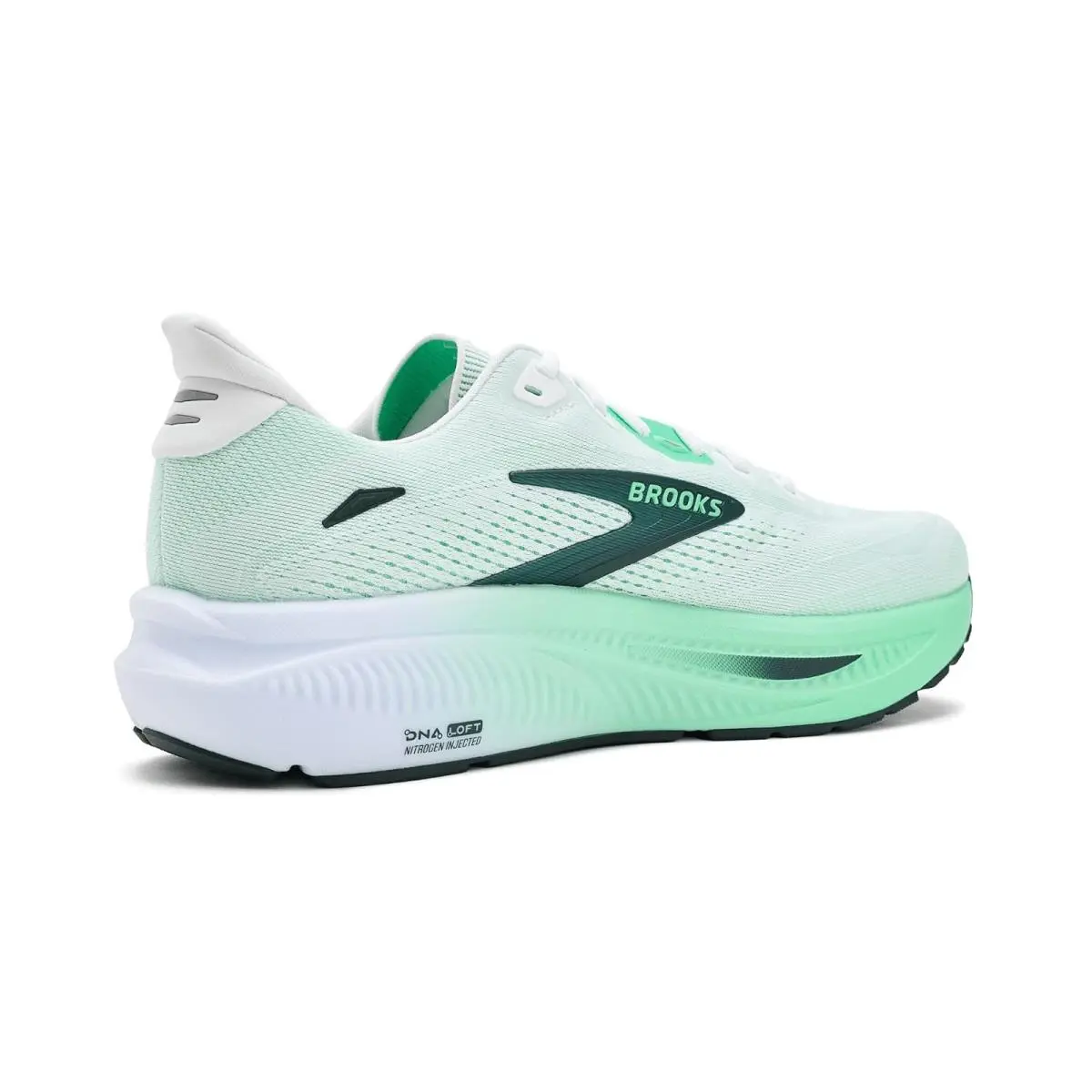 Brooks shoes - White/Spring Bud/Spruce 1
