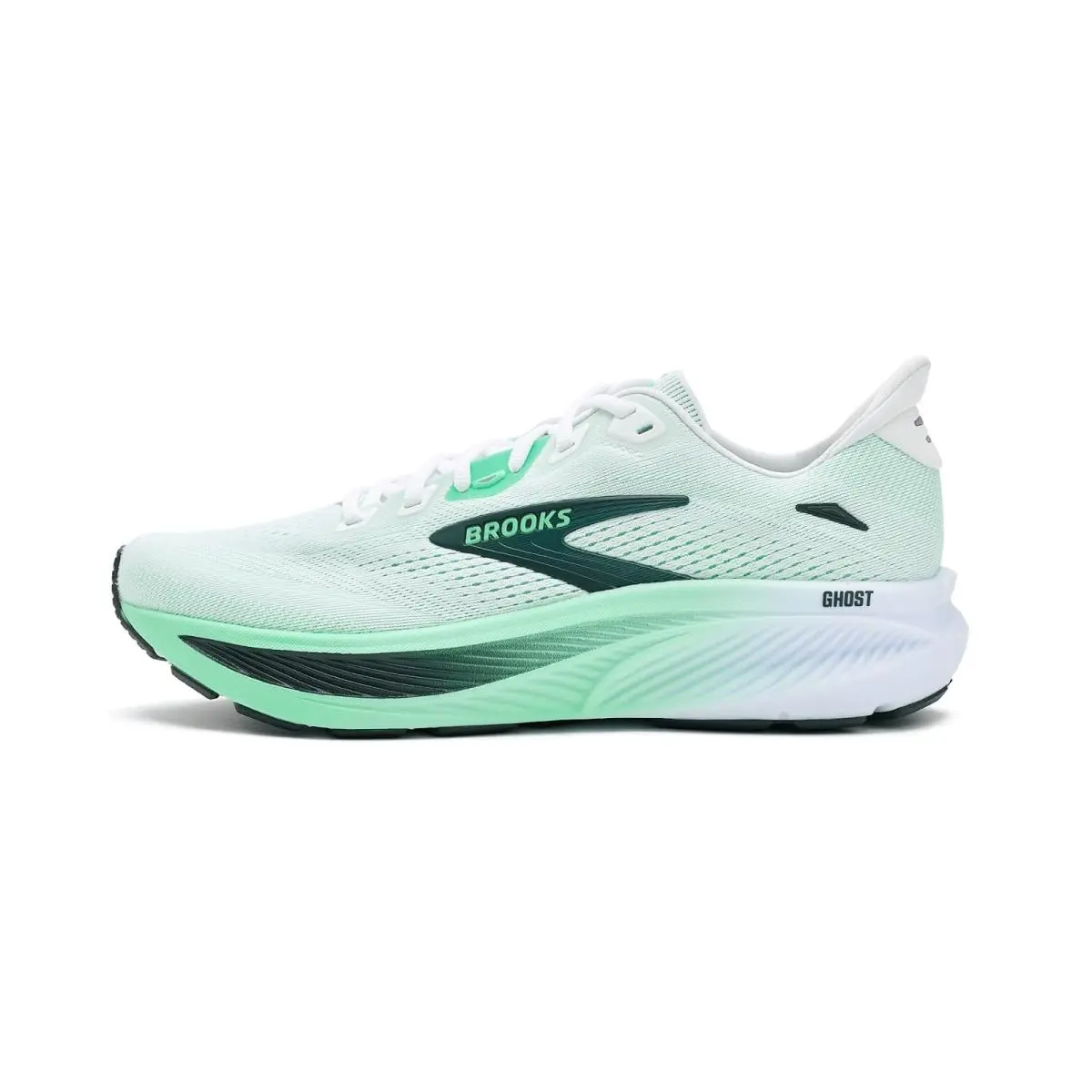 Brooks shoes - White/Spring Bud/Spruce 2