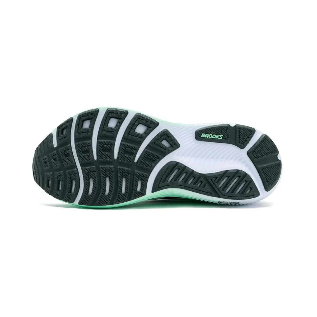 Brooks shoes - White/Spring Bud/Spruce 3