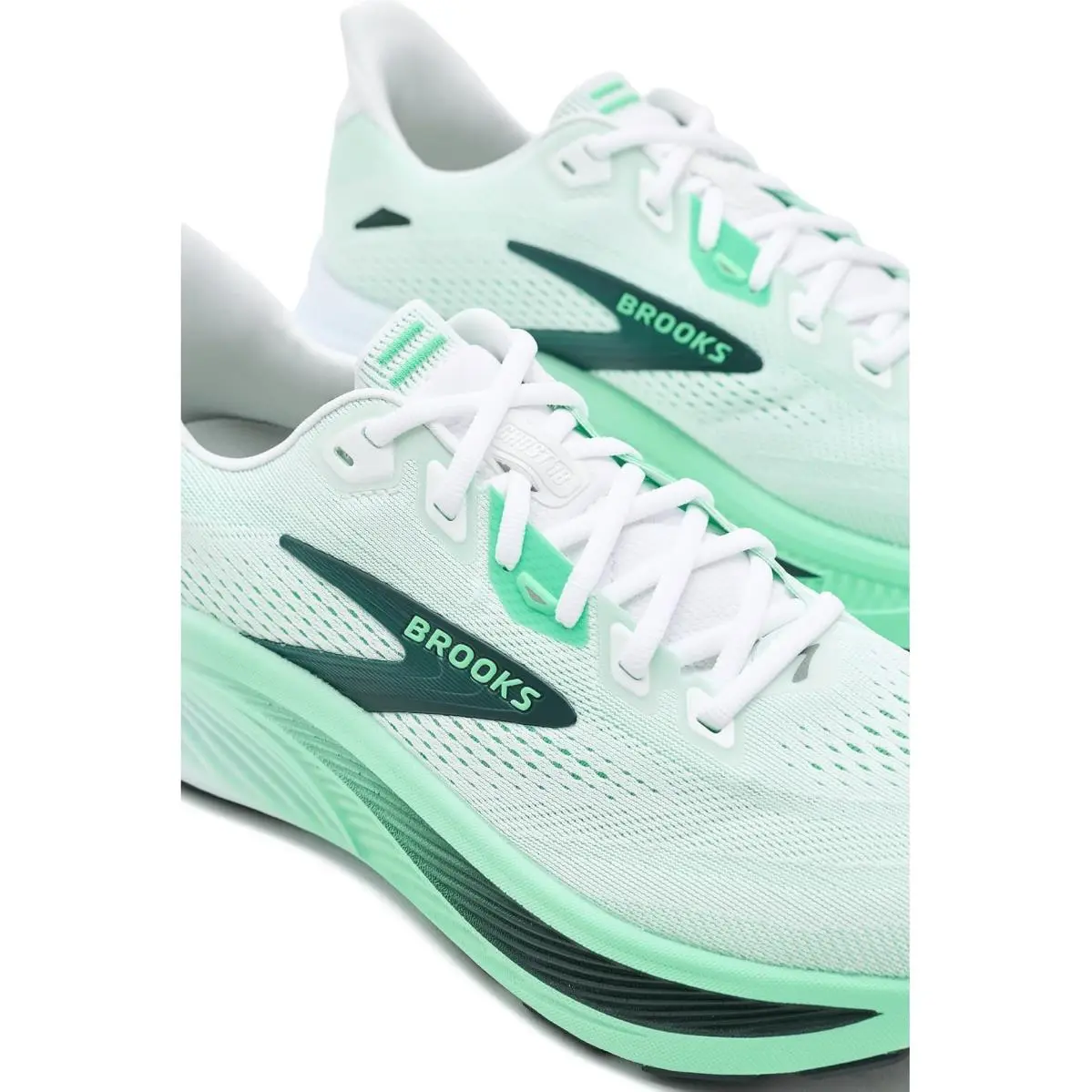 Brooks shoes - White/Spring Bud/Spruce 11