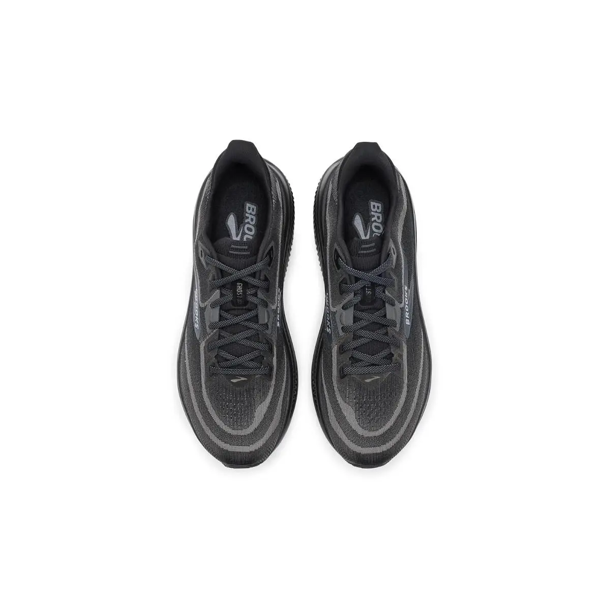 Brooks shoes - Black/Black/Ebony 7