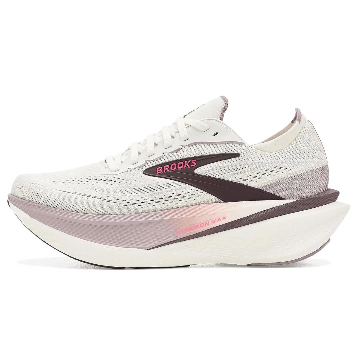 Brooks shoes - Coconut/Raisin/Pink 2