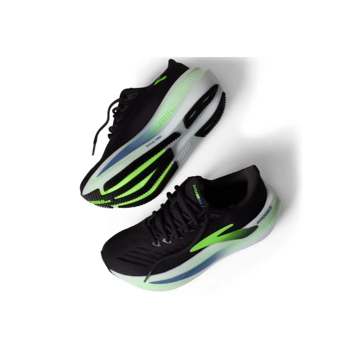Brooks shoes - Brooks Glycerin - Glycerin - Phantom/White/Green Gecko 10