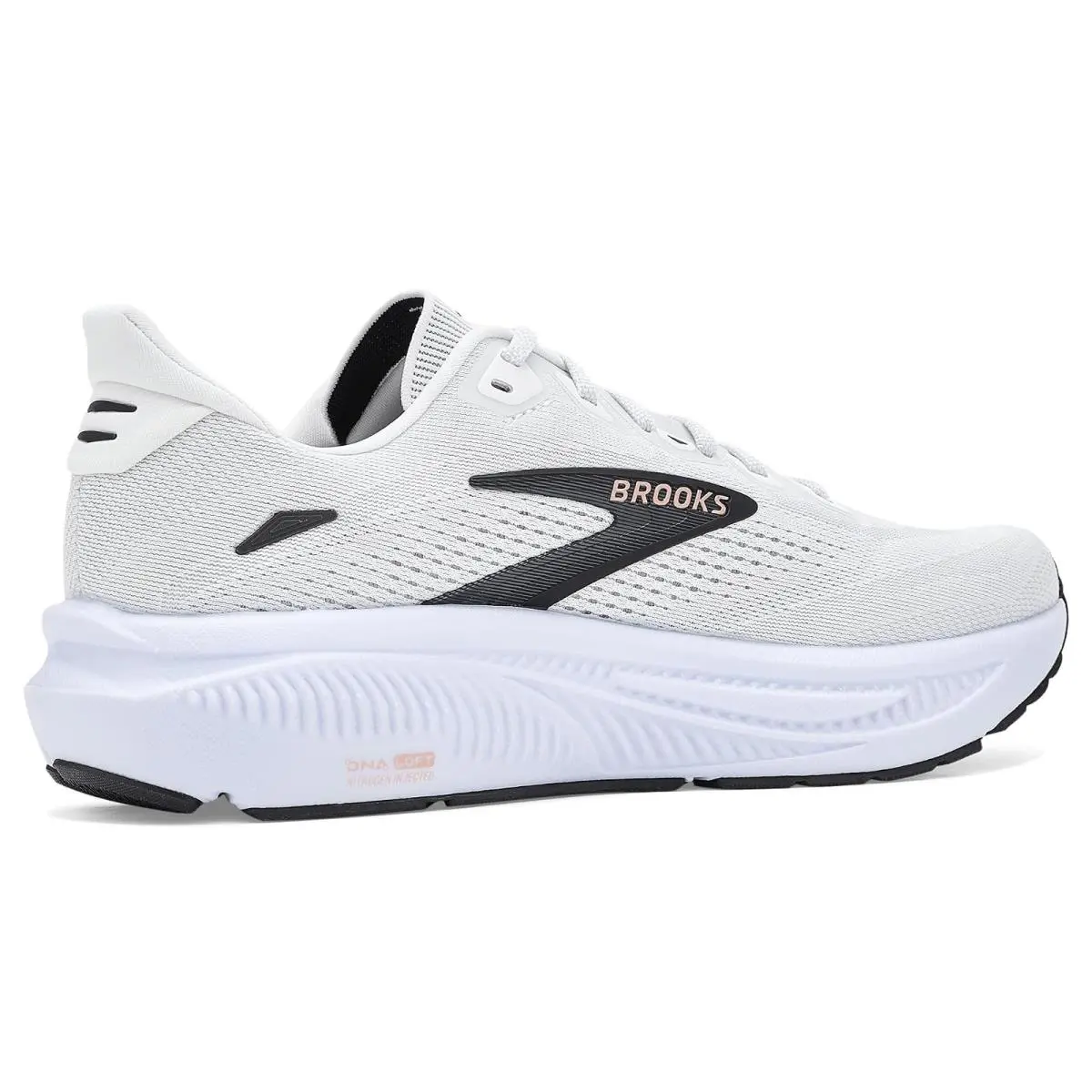 Brooks shoes - White/Black/Rose Gold 1