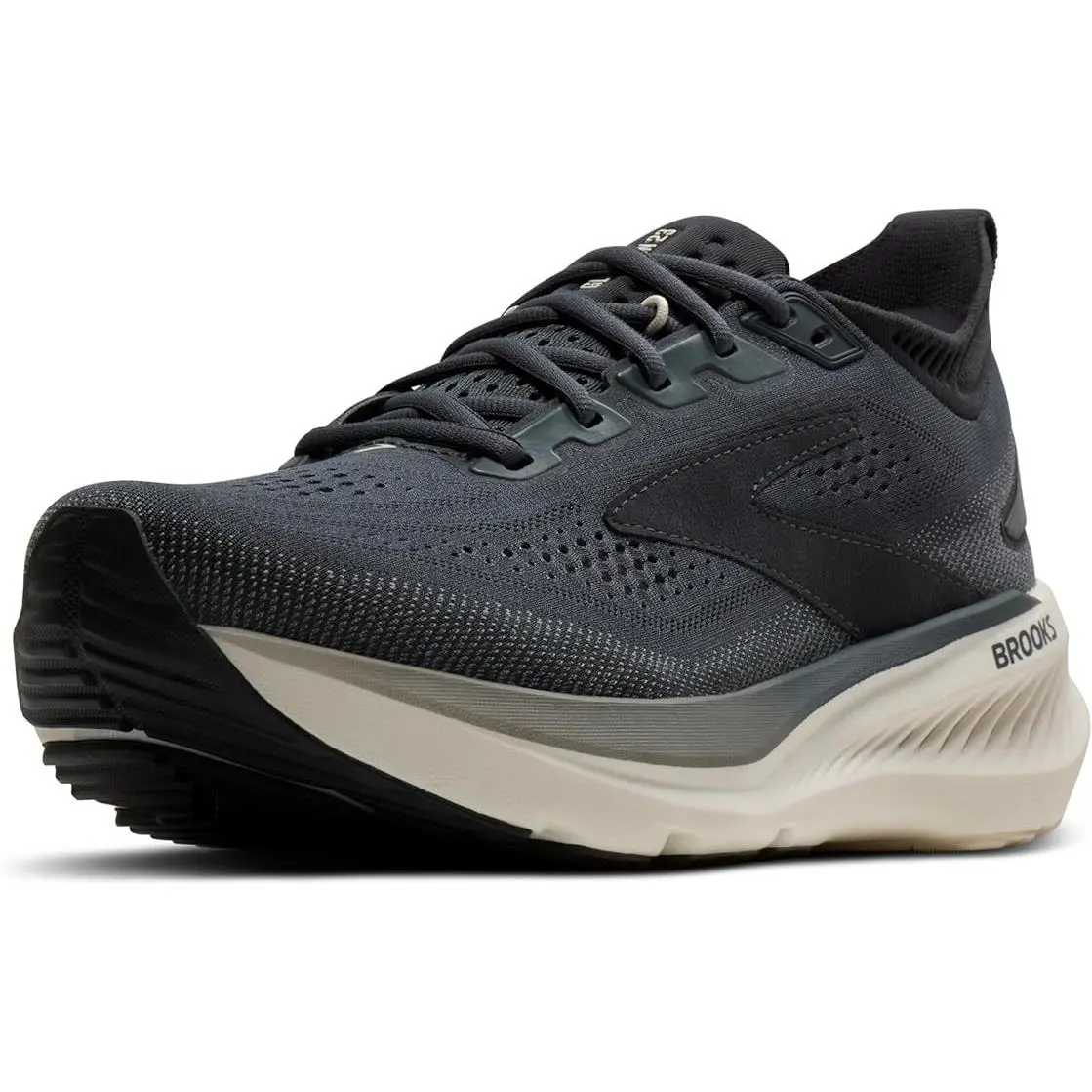 Brooks Men’s Glycerin 23 Neutral Running Shoe - Turbulence/ebony/clear -sz12