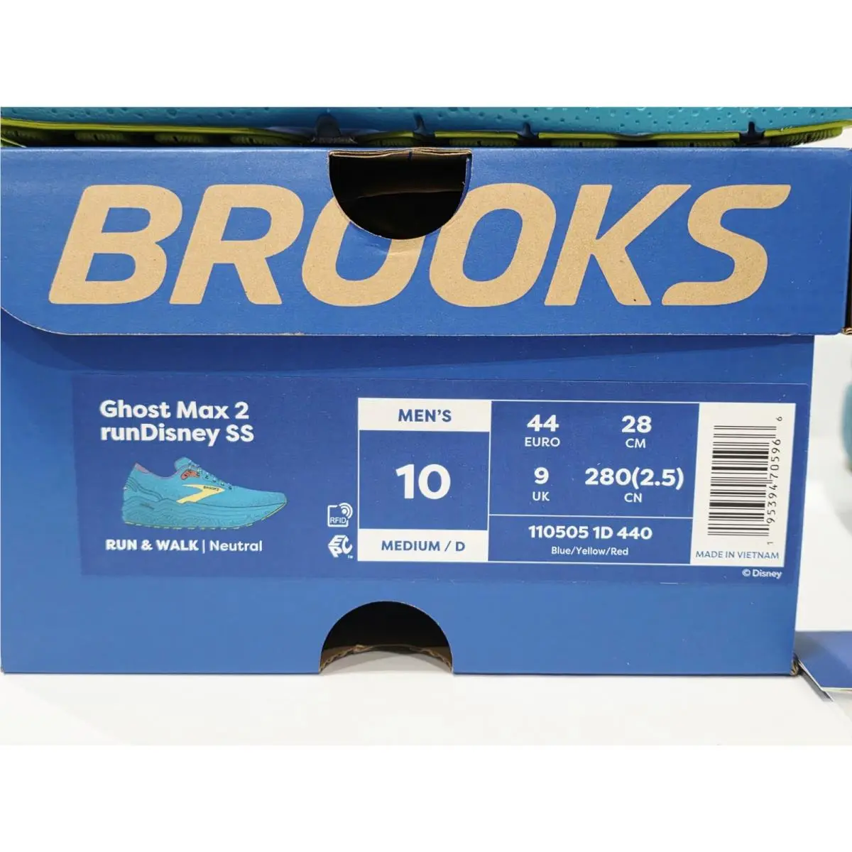 Brooks shoes - Brooks Ghost Max 2 RunDisney SS Springtime - 110505 1D 440 - Multi-Color (UPC: 195394705966) 0