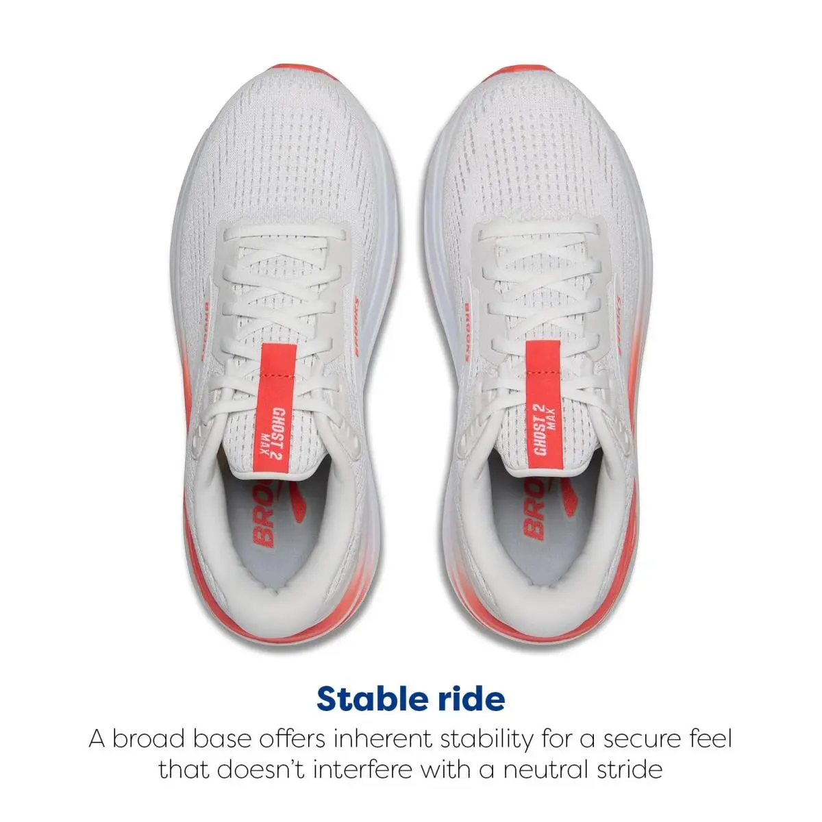 Brooks shoes - Brooks Ghost Max 2 - Ghost Max - White 1
