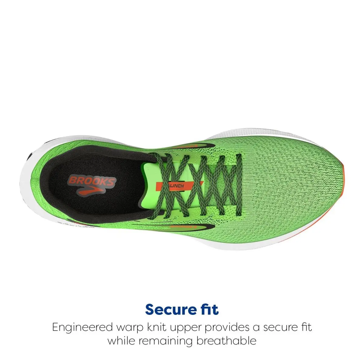 Brooks shoes - 1104091D308120 - 1104091D308120 - Green Gecko/Red Orange/White (UPC: 195394322019) 2