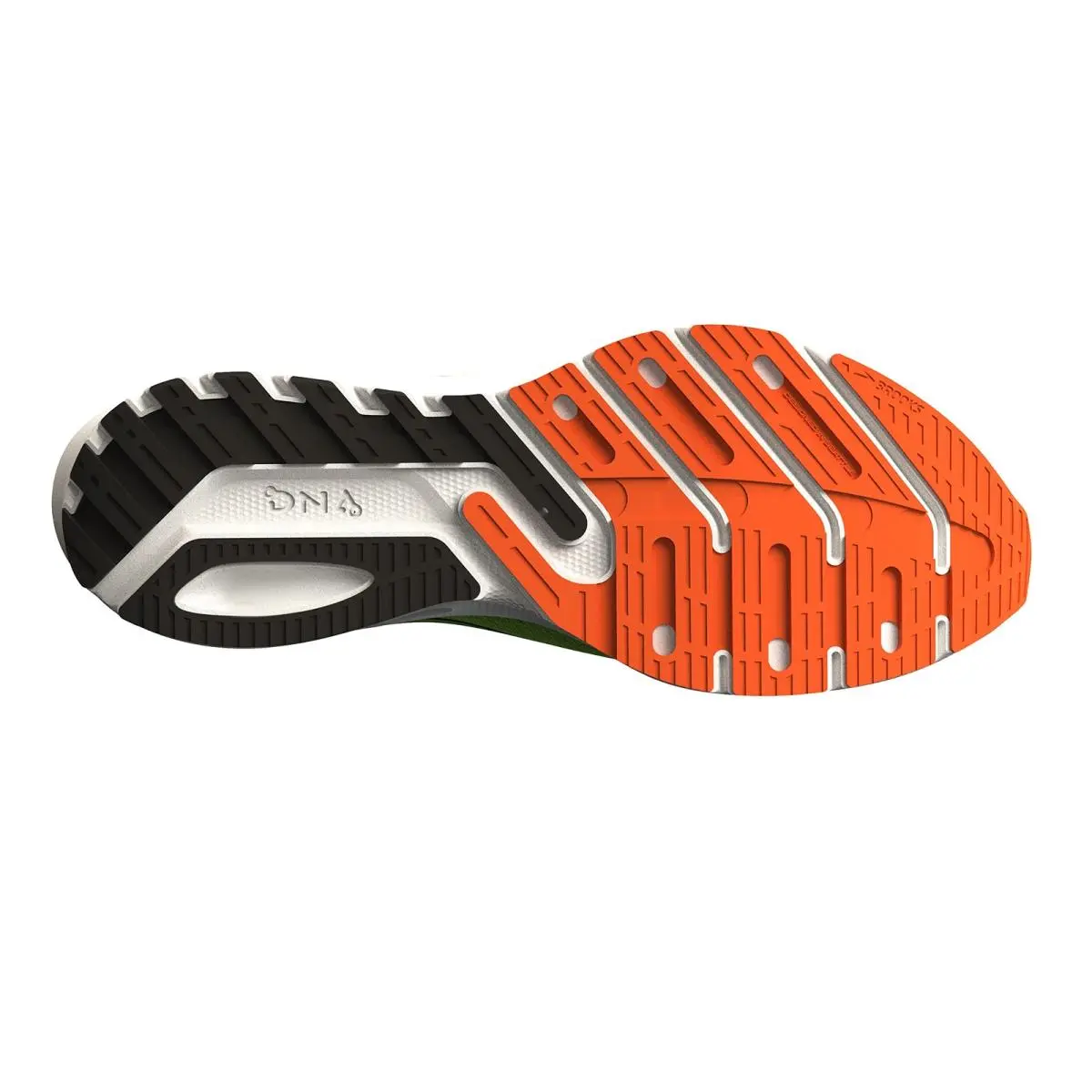 Brooks shoes - 1104091D308120 - 1104091D308120 - Green Gecko/Red Orange/White (UPC: 195394322019) 4
