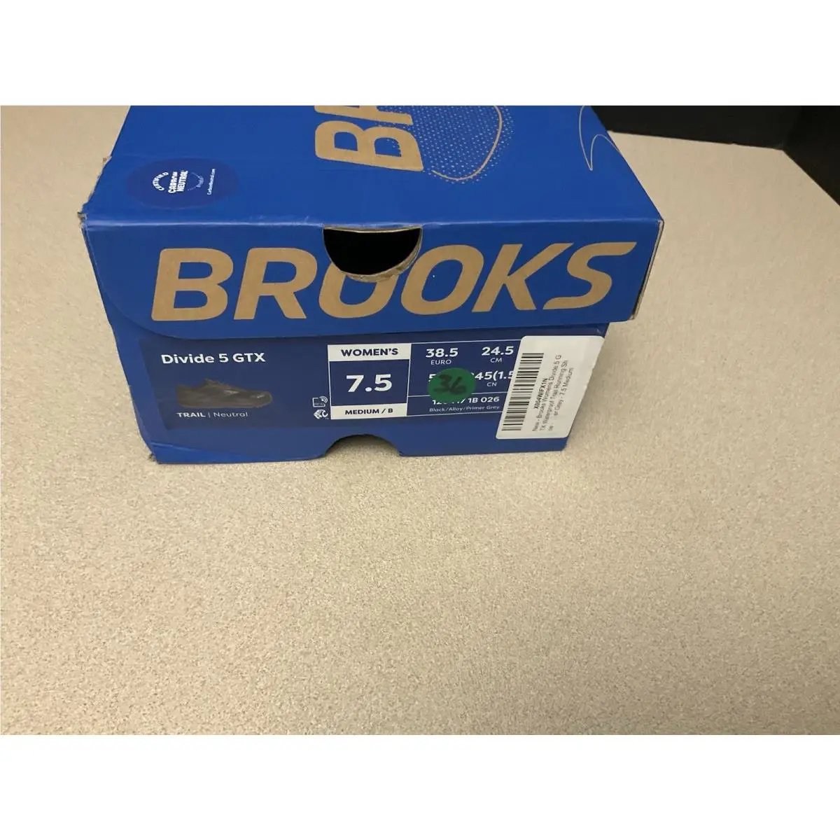 Brooks shoes - Brooks Divide 5 GTX - Divide GTX - Black/Alloy/Primer Grey (UPC: 195394501339) 1