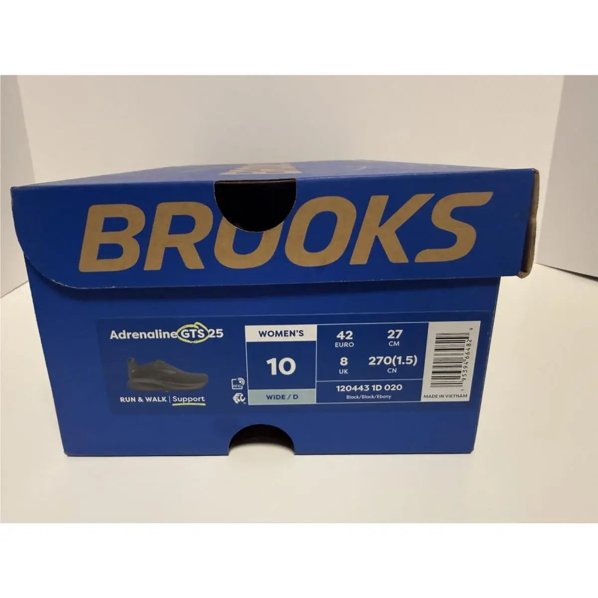 Brooks shoes - Brooks Adrenaline GTS 25 - Adrenaline GTS - 120443 1D 020 - Black/Black/Ebony (UPC: 0195394664829) 8