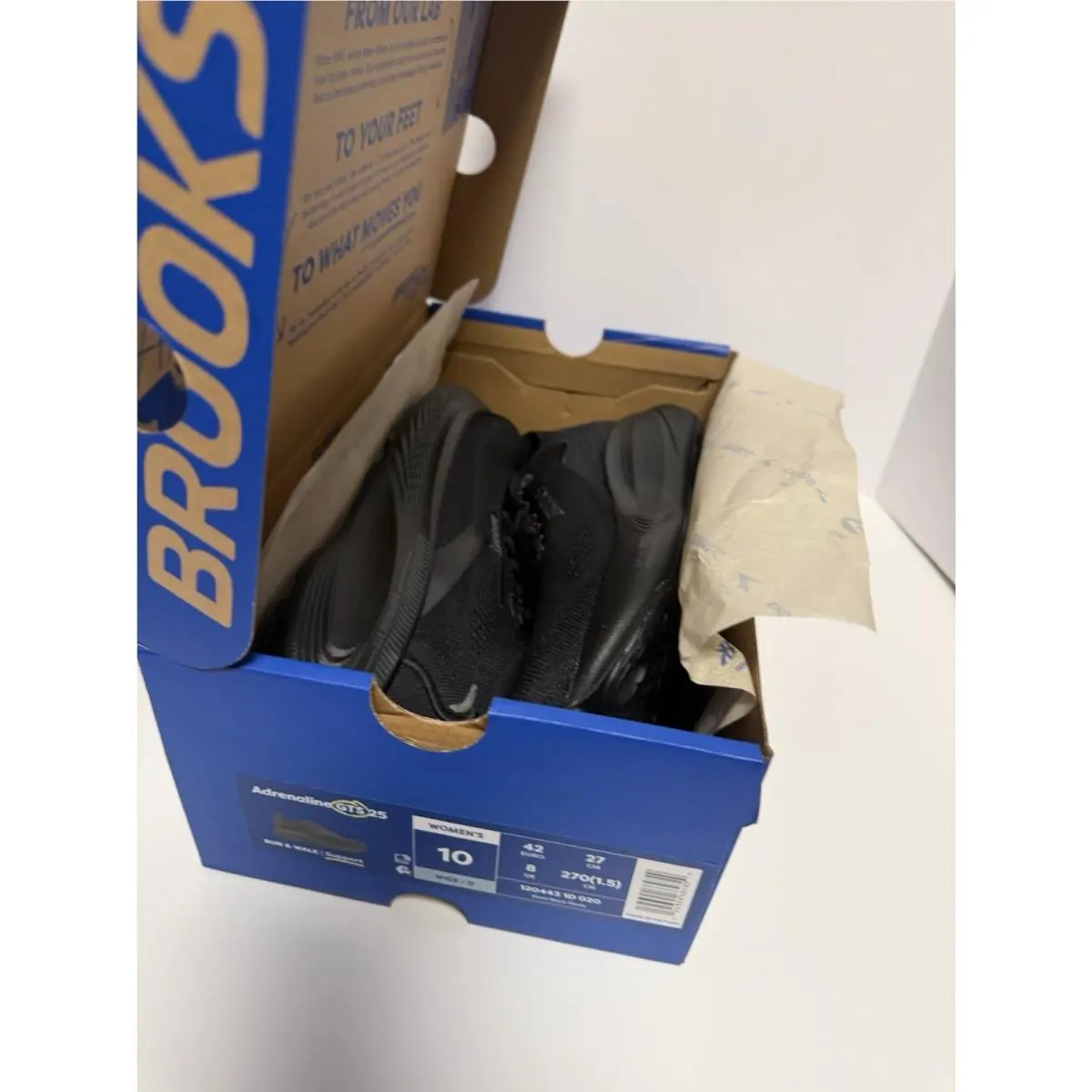 Brooks shoes - Brooks Adrenaline GTS 25 - Adrenaline GTS - 120443 1D 020 - Black/Black/Ebony (UPC: 0195394664829) 5